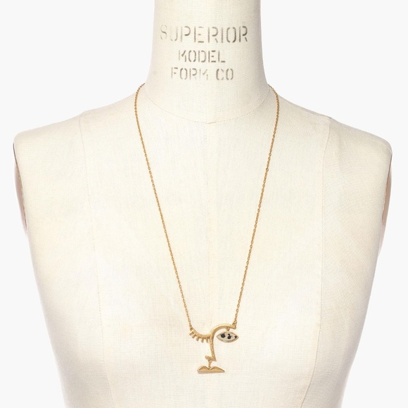 NEW Madewell Face Value Pendant Necklace - Picture 3 of 4